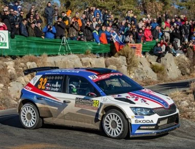 Νίκη για το SKODA Fabia R5 στο Ράλι Μόντε Κάρλο στη WRC 2 (φωτό)